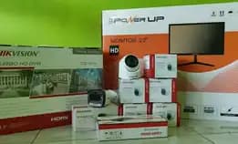 Paket Cctv Hikvision 2mp Plus Monitor Pantau Via Smarphone