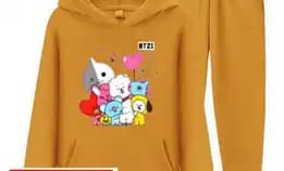 Setelan Hoodie Anak Perempuan Bt21