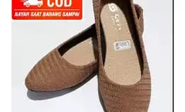 Flatshoes Wanita Import Rajut 