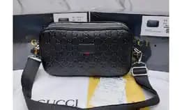 Tas Gucci Clutch 2in1 Leather Handbag Tas Tangan Kulit