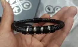 Gelang Tangan Fvck Black Silver