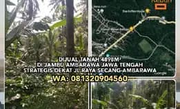 Dijual Tanah 4898m² Di Jambu Ambarawa Jawa Tengah. Strategis Dekat Jl.Raya Secang-Ambarawa