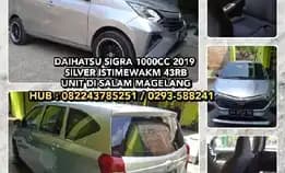 Daihatsu Sigra 1000cc 2019 Silver Istimewa, Km 43rb Unit Di Salam Magelangwa : 082243785251 