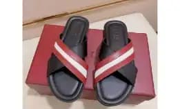 Sandal Selop Slide Silang Stripe Pria Bally