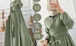 Gamis Terbaru /Dress Remaja Kekinian/Dress Kondangan 