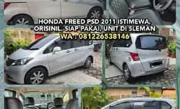 Honda Freed Psd 2011 Istimewa, Orisinil, Siap Pakai Unit Di Sleman Diy. Wa : 081226538146* Honda Fre