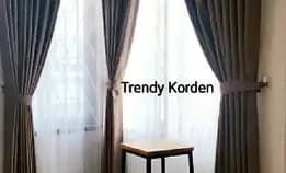 Gorden / Korden Smokring Bahan Blackout 