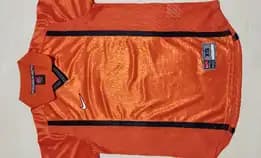 Nike Soccer Kaos Jersey Sepak Bola Vintage 90s Colour Orange Original 