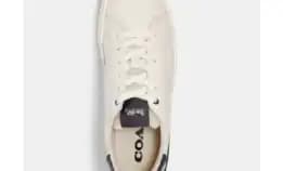 Sepatu Coach Sneaker Shoes White Pebble Snad01