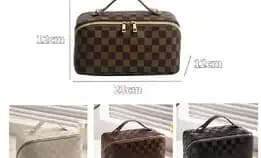 Tas Kosmetik / Pouch Make Up / Tas Portable / Tas Make Up Travel / Tas Kosmetik Sekat/ Pouch/ Tas Ko