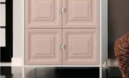 Lemari Kabinet Olivia 4 Pintu Pink 