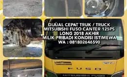 Dijual Cepat Truk / Truck Mitsubishi Fuso Canter 125ps Long 2018 Akhirmilik Pribadi Kondisi Istimewa