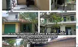 Jual Murah Rumah Kost 2lt & Rumah Induk Di Maguwoharjo Sleman Diy, Lt363 Lb200 Shm. Cp : 08122714583