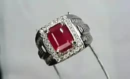 Ruby Pigeon Blood Burma Asli 