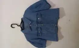 Blouse Denim Croptop 