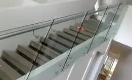 Railing Tangga Kaca Stainless/2