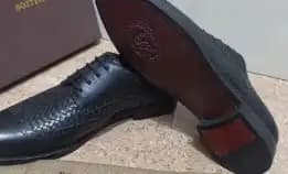 Sepatu Pantofel Formal Anyaman Bottega Veneta Pria