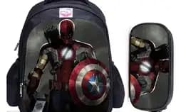 Ransel Anak Iron Spider Hitam