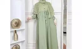 Gamis Irish/ Gamis Rompi Sayap 