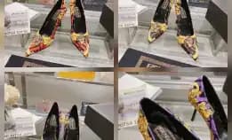 Sepatu Heels Wanita Fendace Fendi Versace Joint