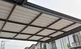 Canopy Minimalis Atap Alderon Double Layer 