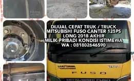 Dijual Cepat Truk / Truck Mitsubishi Fuso Canter 125ps Long 2018 Akhirmilik Pribadi Kondisi Istimewa