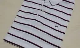 Tommy Hilfiger Kaos Polo Stripe Sallur Original Second