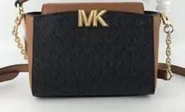 New Sling Bag By Mk, Leather Sunkis Skin