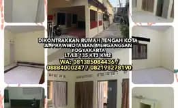 Dikontrakkan Rumah Di Tengah Kota Jl. Prawirotaman Mergangsan Yogyakarta. Lt/Lb 135 Kt3 Km2. 