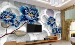 Pasang Wallpaper Dinding 3d Custom Toko Jual Dan Pesan Hordeng Murah Rollerblind Vertikal Blind