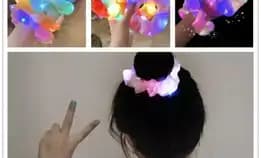 Ikat Rambut Led Korea Hair Band Style Korean Nyala Lampu Konser Party