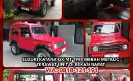 Jual Cepat Suzuki Katana Gx Mt 1994 Merah Metalic Terawat Unit Di Bekasi Barat.Wa: 0818-121-191