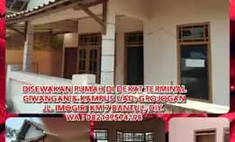 Disewakan Rumah Dekat Terminal Giwangan & Kampus Uad. Grojogan Jl. Imogiri Km 7 Bantul, Yogyakarta