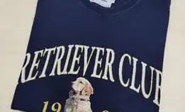 Kaos Vintage Retriever Club 1984 Official Tag Vivastudio Second