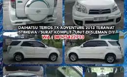 Daihatsu Terios Tx Adventure 2013 Istimewa, Surat Komplit, Unit Di Sleman Diy. Wa : 08175422733