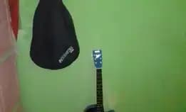 Gitar Akustik Yamaha Plus Epek Spul Jek Adaptor