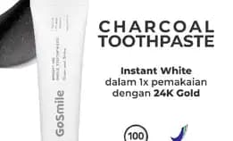 Go Smile Bright Me Smile Charcoal Toothpaste Pasta Gigi Charcoal - Premium Toothpaste | Untuk Memuti