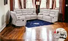 Sofa Set Laurel Fabric Abu Abu 