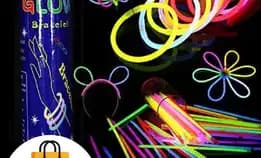 Glow Stik Termurah / Gelang Glow Light In The Dark / Gelang Fosfor Party Night / Aksesoris Accessori