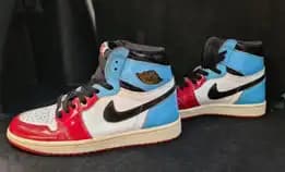 Nike Aj1/ Air Jordan 1retro High Og Fearless White University Blue Redsize 42