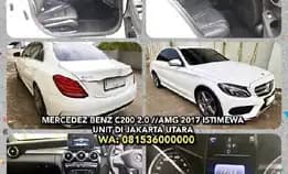 Mercedez Benz C200 2.0 //Amg 2017 Istimewa. Unit Di Jakarta Utara. Wa: 081536000000* 