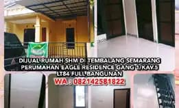 Dijual Rumah Shm Di Tembalang Semarangperumahan Eagle Residence Gang 1/Kav.5. Lt84 Full Bangunan