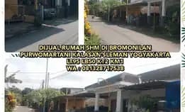 Dijual Rumah Shm Di Bromonilan Purwomartani Kalasan Sleman Yogyakartalt95 Lb50 Kt2 Km1