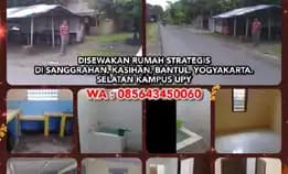 Dikontrakkan Rumah Strategis Di Sanggrahan, Kasihan, Bantul. Selatan Kampus Upy. Wa: 085643450060