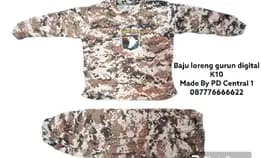 Baju Loreng Anak Jenis Gurun Digital 