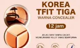 Korea Selatan Quran Tfit 3 Warna Concealer Full Cover Cream Concealer Matte Cover Lingkaran Hitam