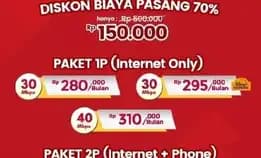 Cukup Bayar 150ribu Wifi Langsung Aktif