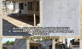 Dijual Murah Tanah + Rumah Strategis Jl. Indraprasta, Tegalrejo Kota Yogyakartalt181 Lb±100 