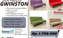 Sofabed Cantik Dengan Pilihan Warna Yang Menarik 