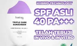 Facetology Triplecare Sunscreen Spf 40+ Pa+++ Uv Protection